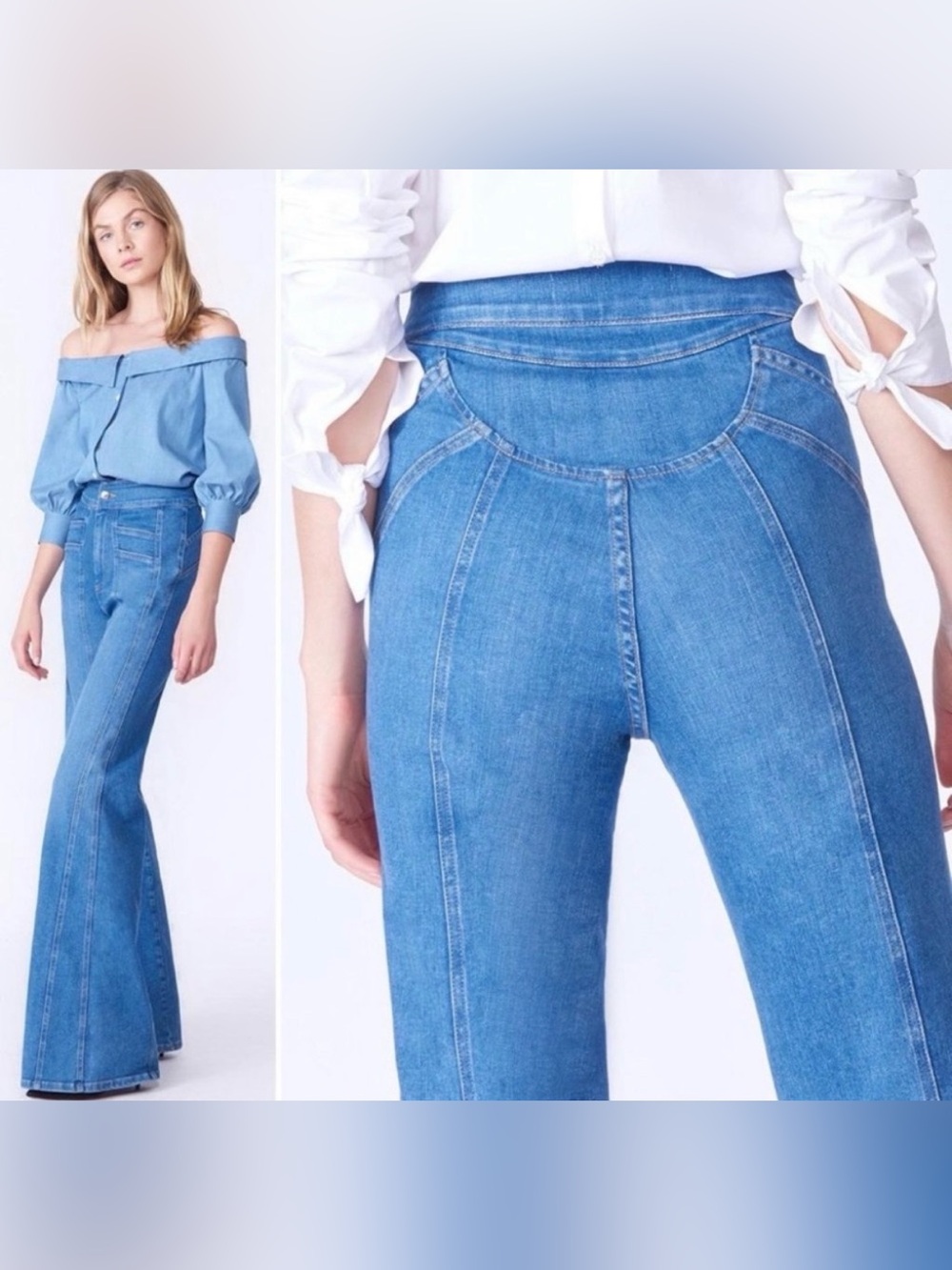 VERONICA BEARD farrah sunrise flare jeans 29